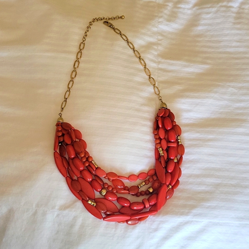 Chico's Statement Necklace - Perfect for the holidays!